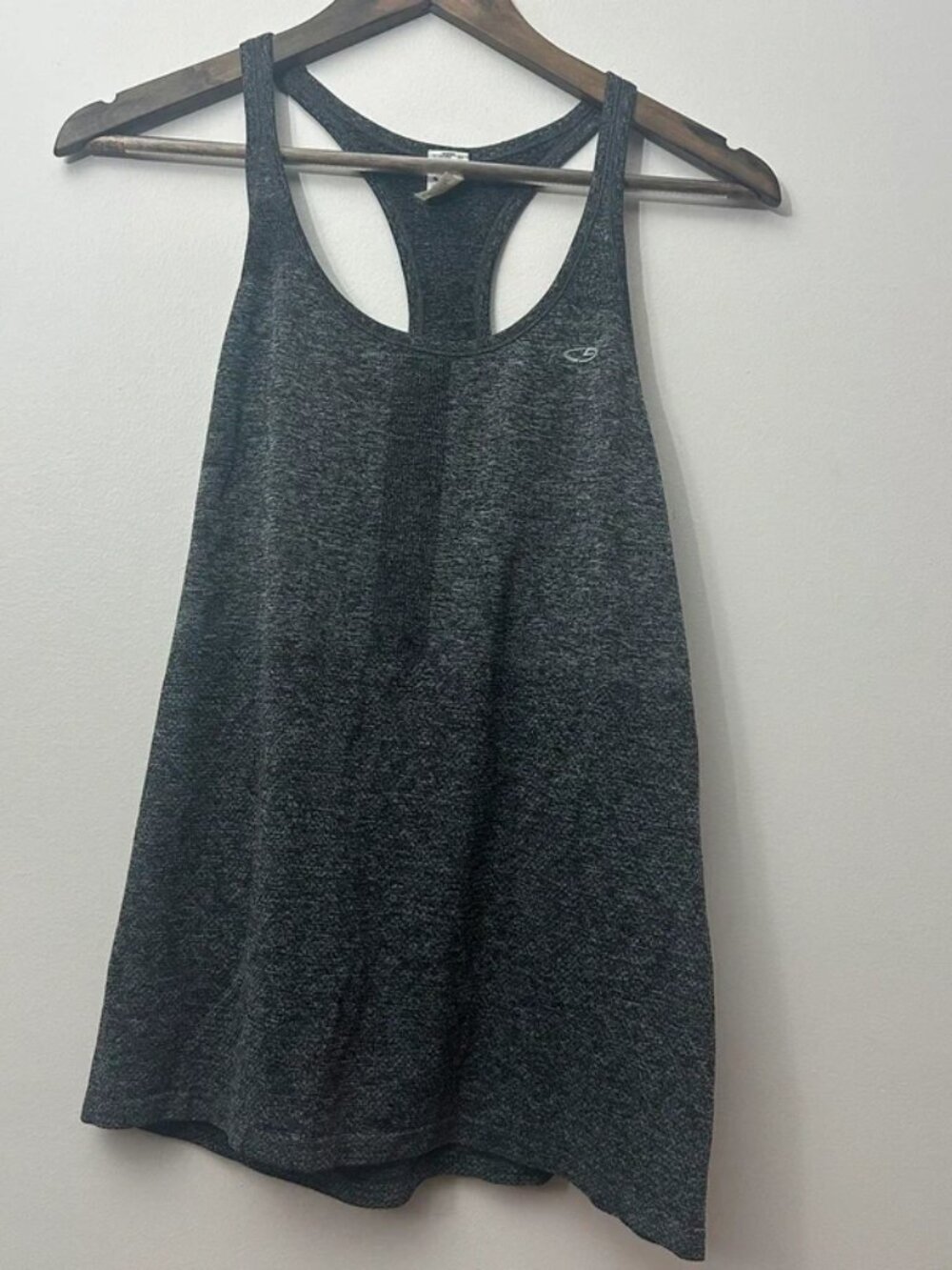 Champion Duo Dry Women’s Racerback Athletic Tank Top Gray Size Large